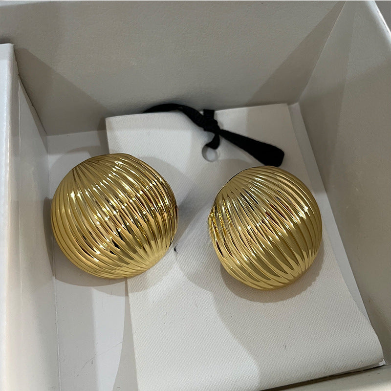 Semicircle Exaggerated Simple Earrings