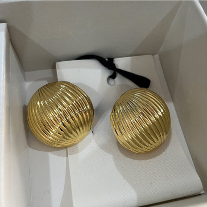 Semicircle Exaggerated Simple Earrings