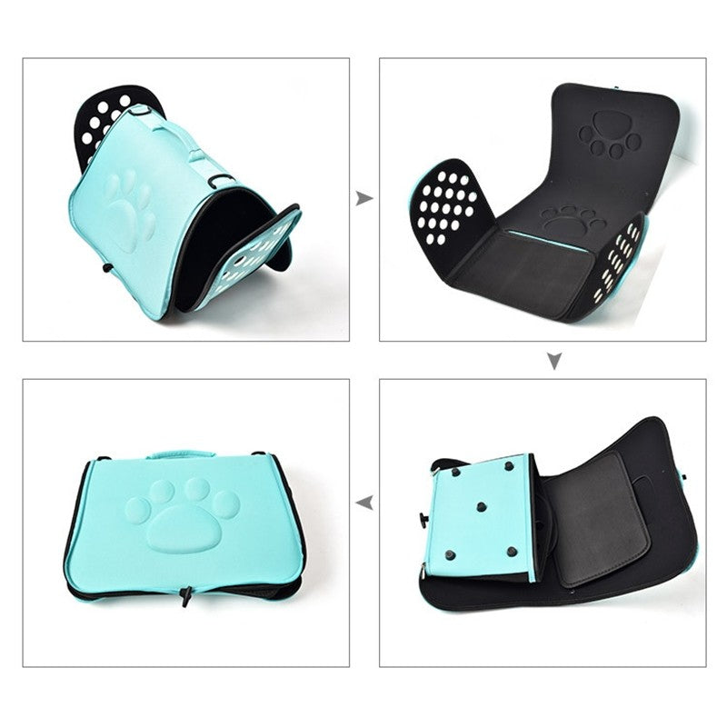 Portable Breathable Pet Travel Diagonal Bag