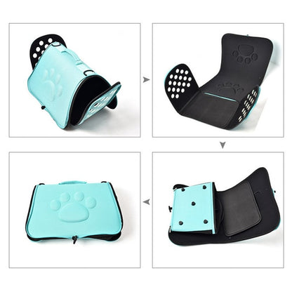 Portable Breathable Pet Travel Diagonal Bag