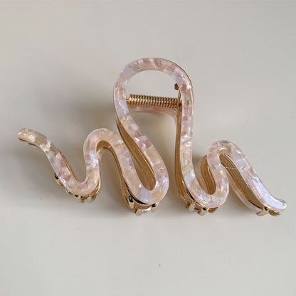 Irregular Wave Large Nonslip Hair Clips