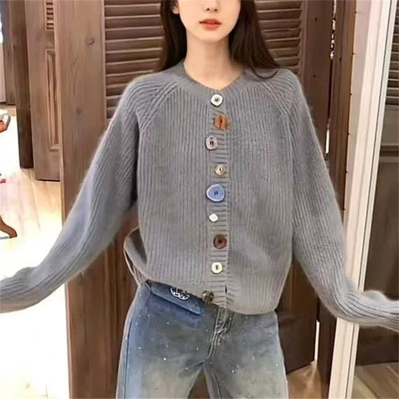 Loose Knit Sweater Coat