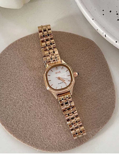 Vintage Square Dail Quartz Wrist Watch