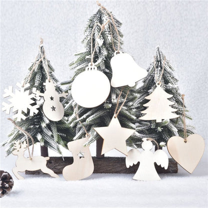 Christmas Wooden Candle Decorations