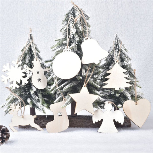 Christmas Wooden Candle Decorations