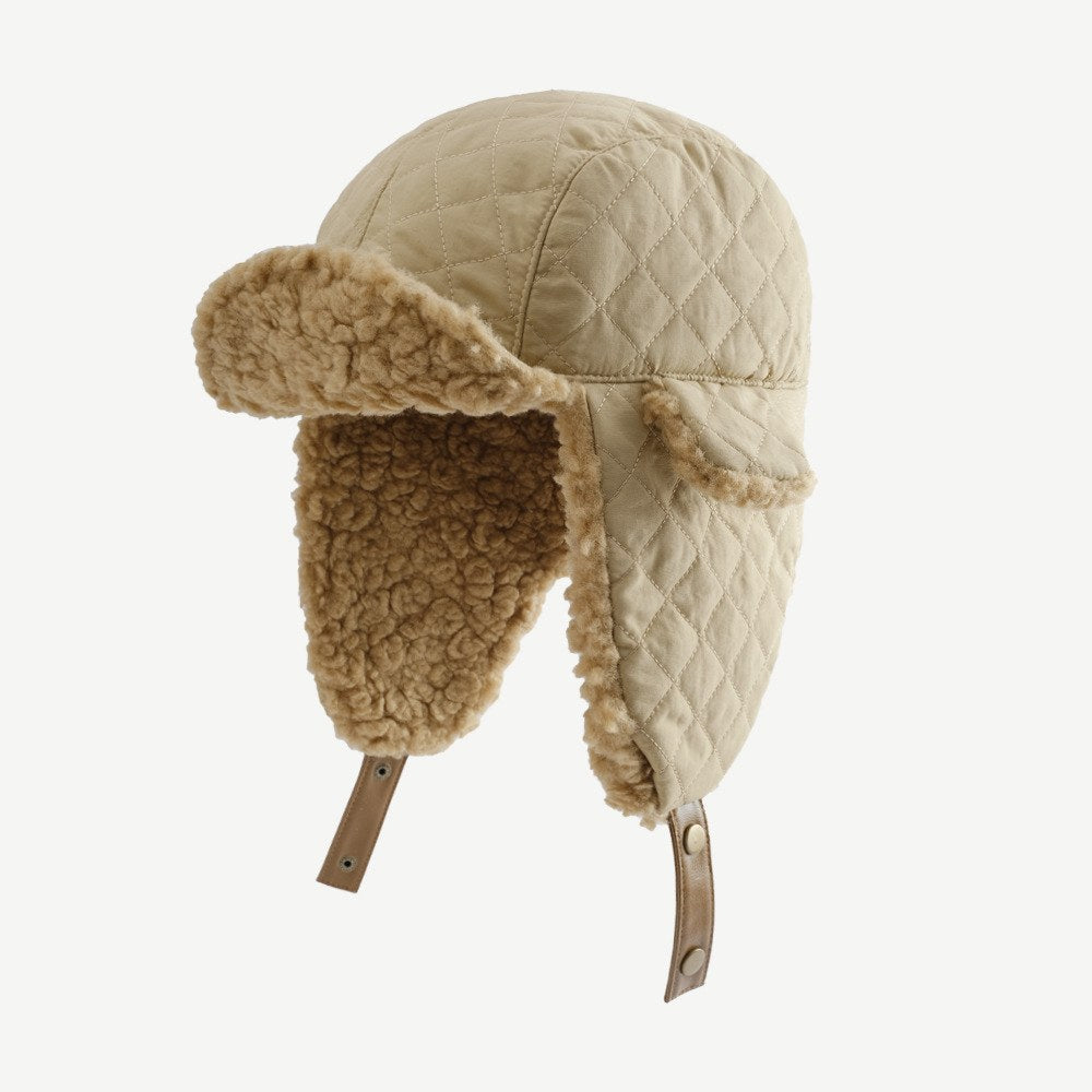 Solid Color Teddy Padded Warm Hat