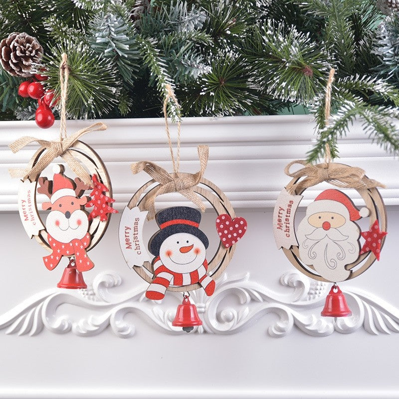 Christmas Wooden Candle Decorations