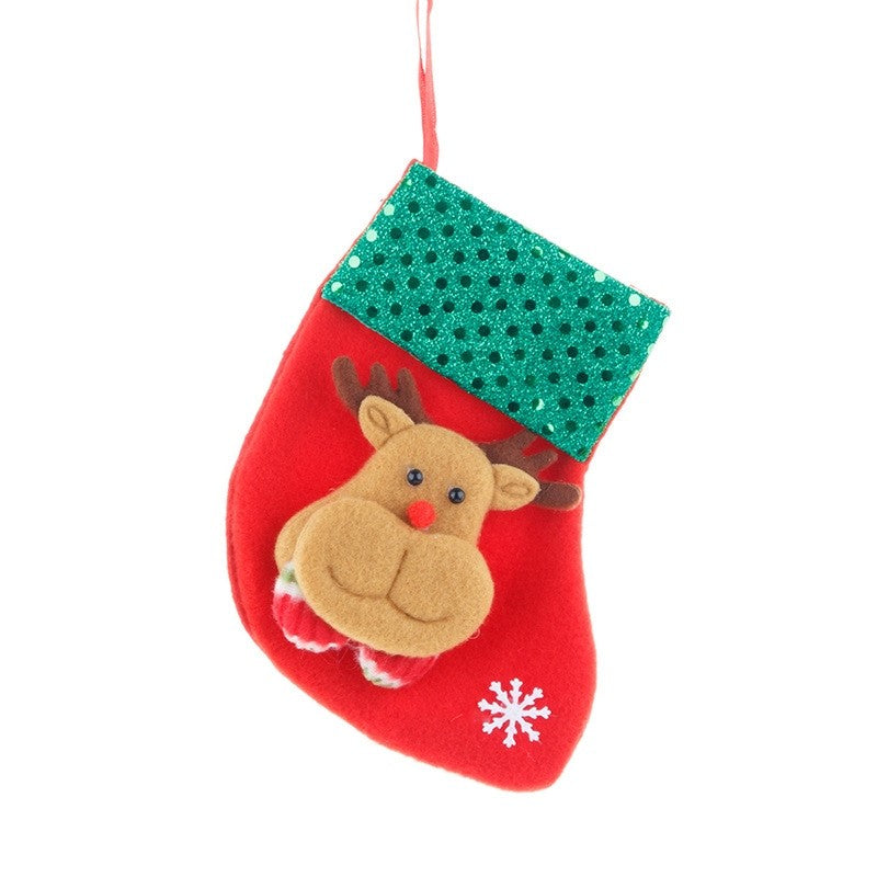 Christmas Socks Gift Bag Small Christmas Socks Pendant Christmas Tree Pendant