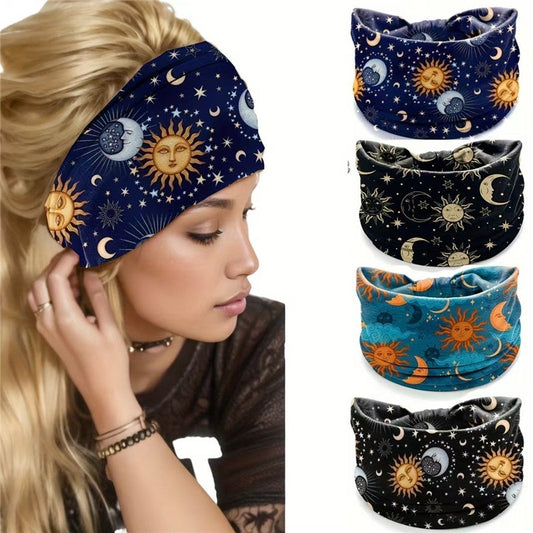 Printed Knot Elastic Headband