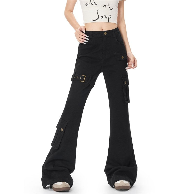 Slim Fit Multi Pocket Casual Pants