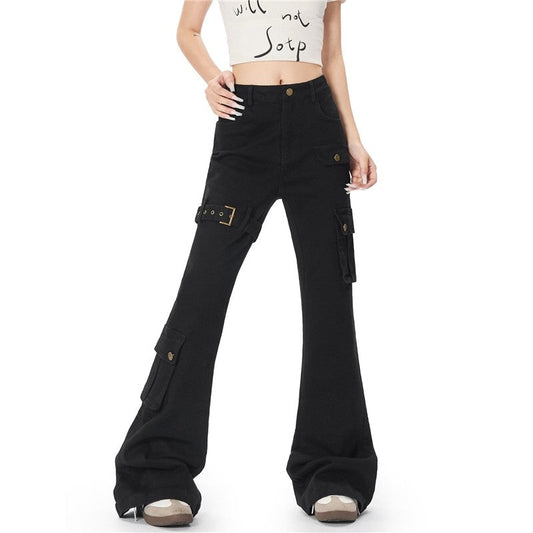 Slim Fit Multi Pocket Casual Pants