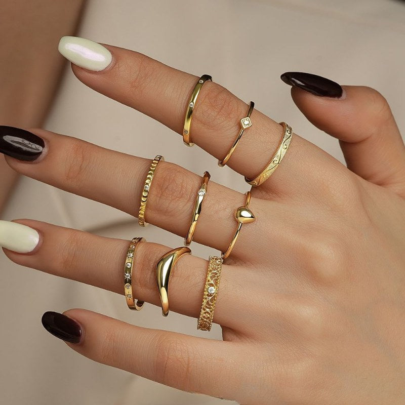 Simple Zircon Geometric Single Rings