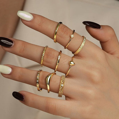 Simple Zircon Geometric Single Rings