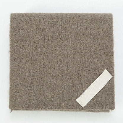 Solid Color Imitation Cashmere Warm Perforated Crossed Scarf