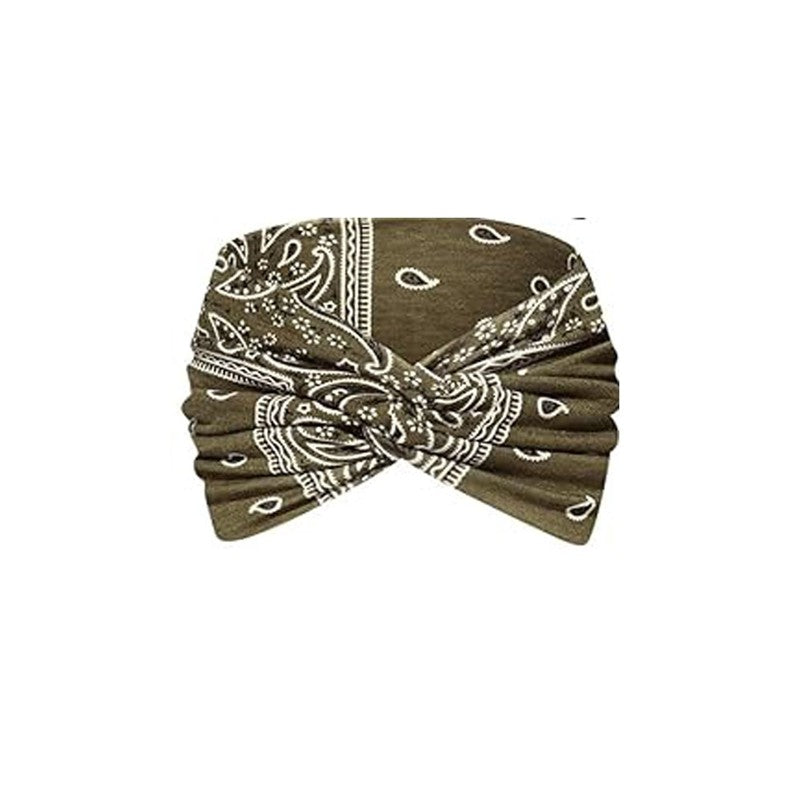 Printed Knot Elastic Headband