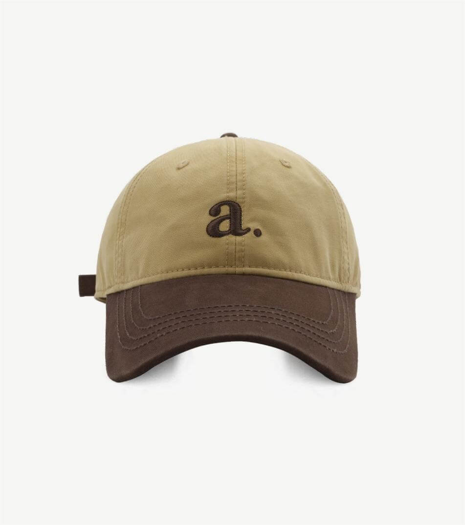 Contrast Color Embroidered Baseball Caps