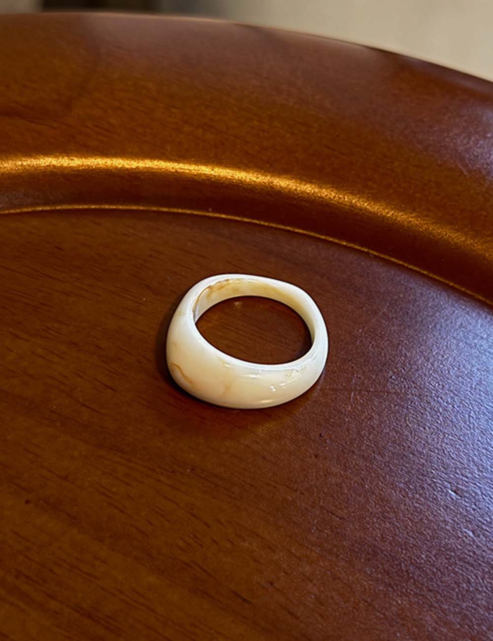 Unique Irregular Resin Chunky Ring