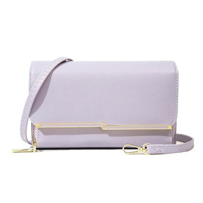 Solid Color Simple One Shoulder Crossbody Bag