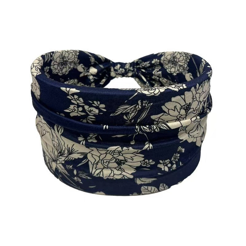 Printed Knot Elastic Headband
