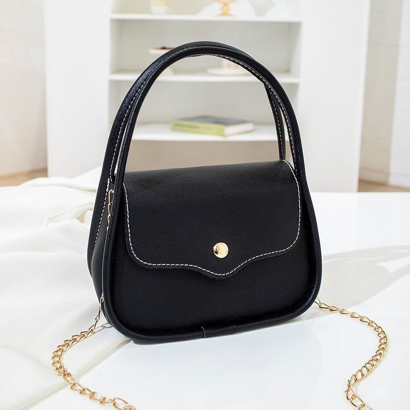 Women's Temperament Solid Color Fashion Handbag