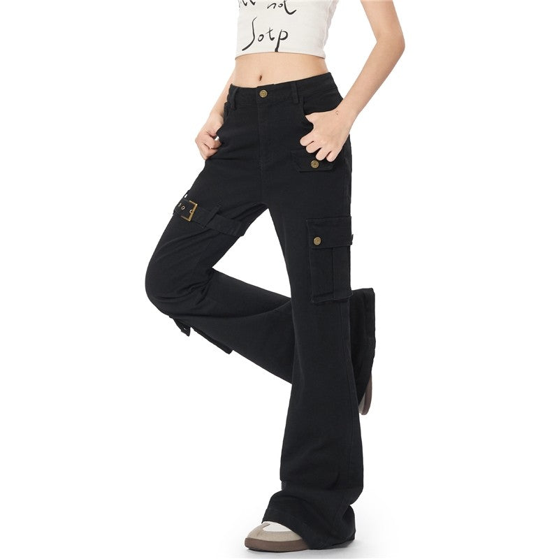 Slim Fit Multi Pocket Casual Pants