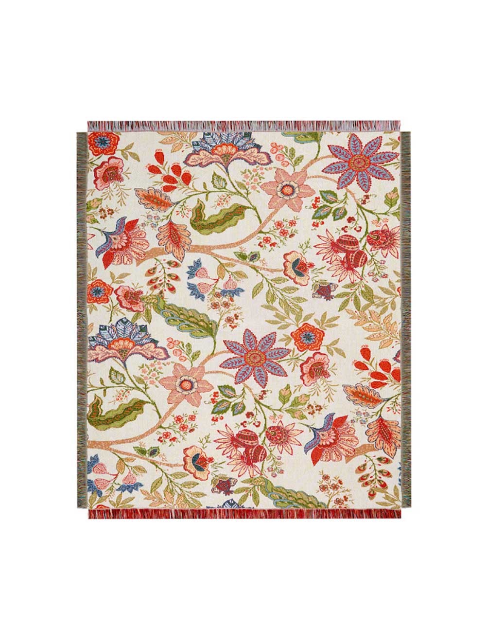 Soft Floral Throw Blanket Outdoor Beach Towel