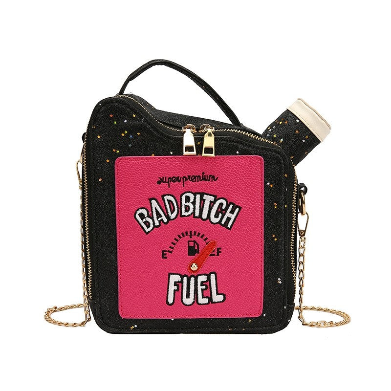 Shining Sequin Letters Crossbody Bag