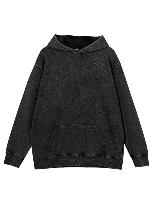 Washed Hooded Casual Oversize Hoodie