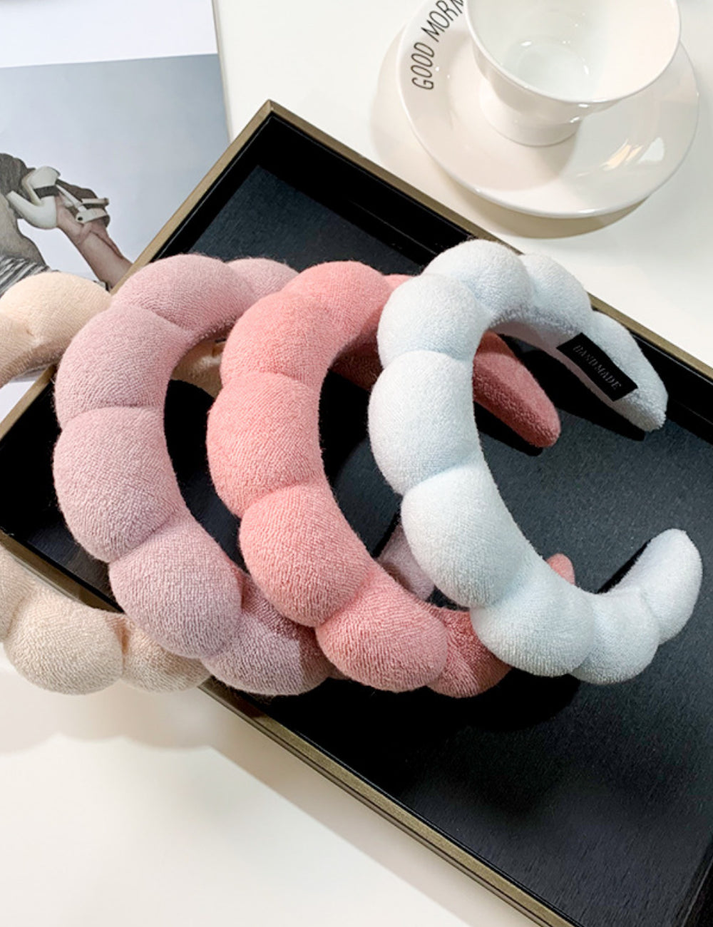 Towel Velvet Cloud Twist Hairband