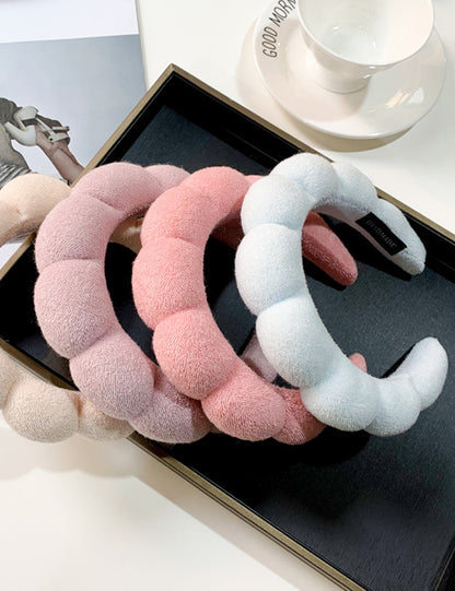 Towel Velvet Cloud Twist Hairband