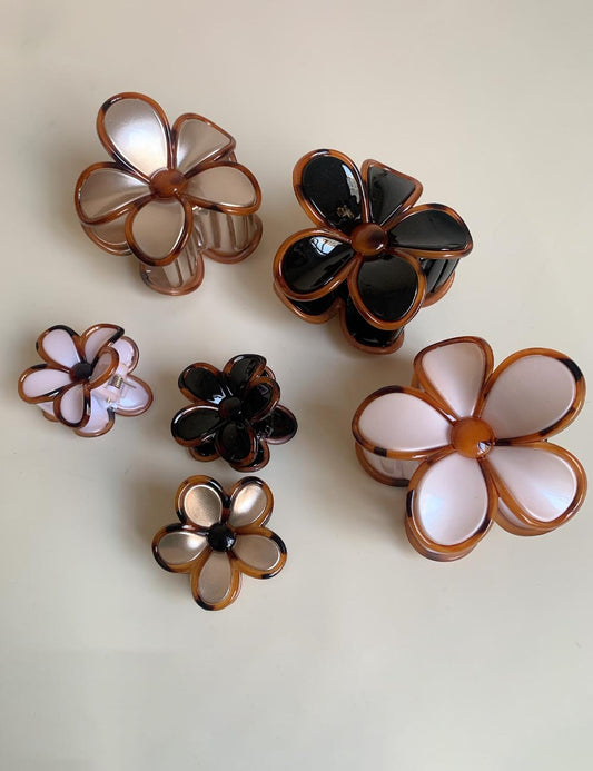 Splicing Flower Elegant Hair Claw Clips