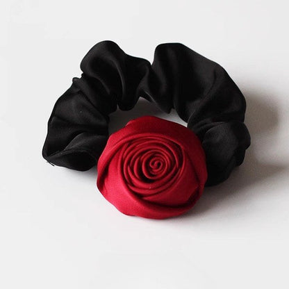 Sweet Rose Color Block Hair Ties