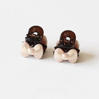 Bow Decor Cute Mini Hair Clips