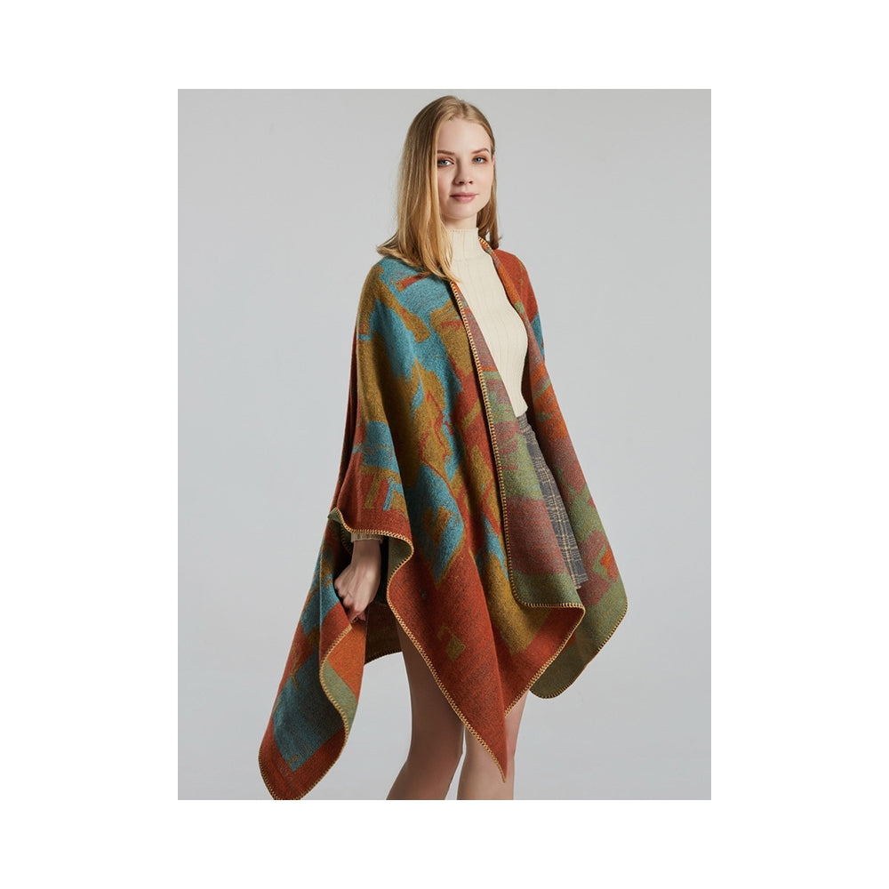 Imitation Cashmere Jacquard Shawl Scarf