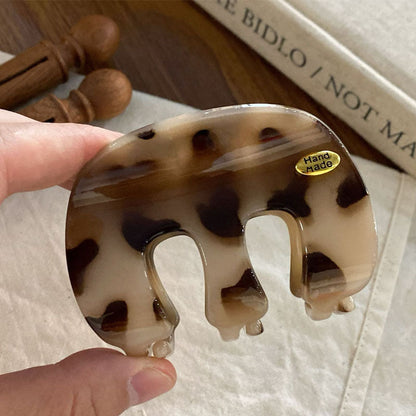 Simple Solid Color Small Hair Claw