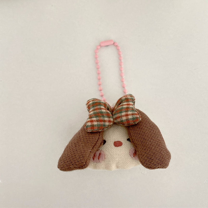 Cute Plush Animal Keychain Bag Charms