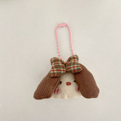 Cute Plush Animal Keychain Bag Charms