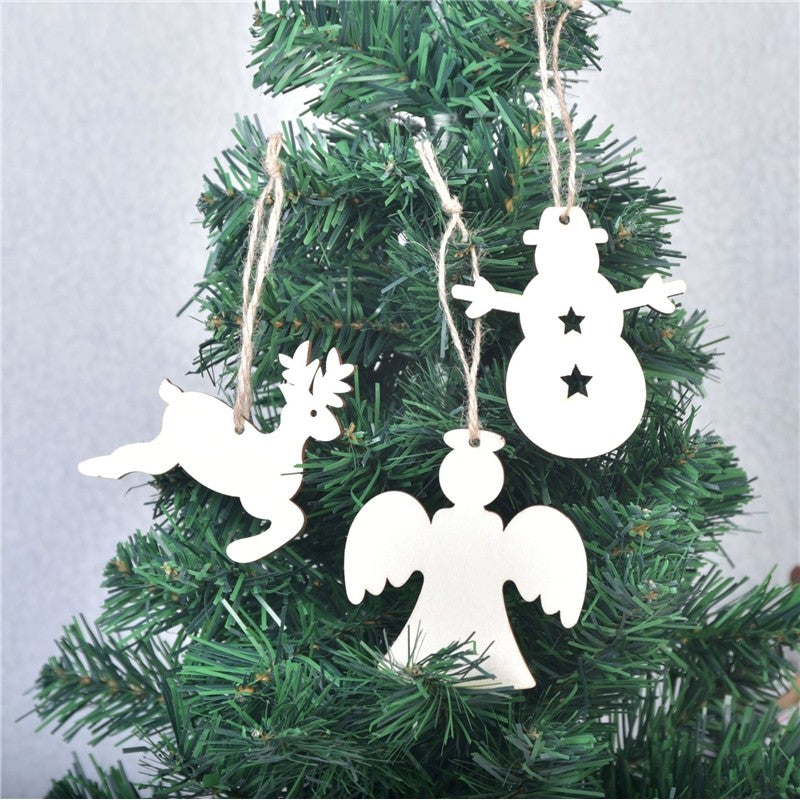 Christmas Wooden Candle Decorations