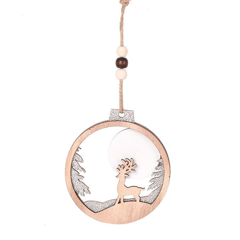 Christmas Wooden Candle Decorations