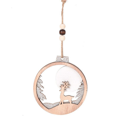 Christmas Wooden Candle Decorations