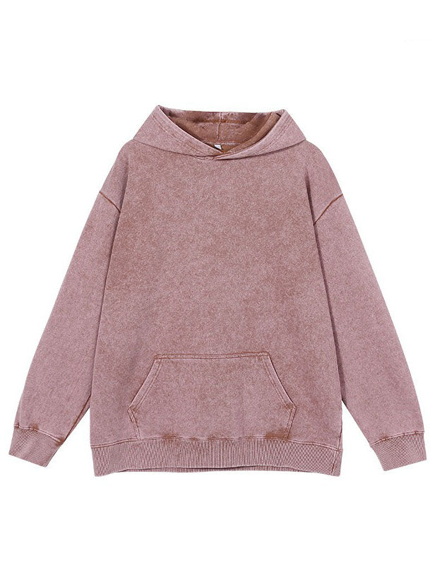 Washed Hooded Casual Oversize Hoodie
