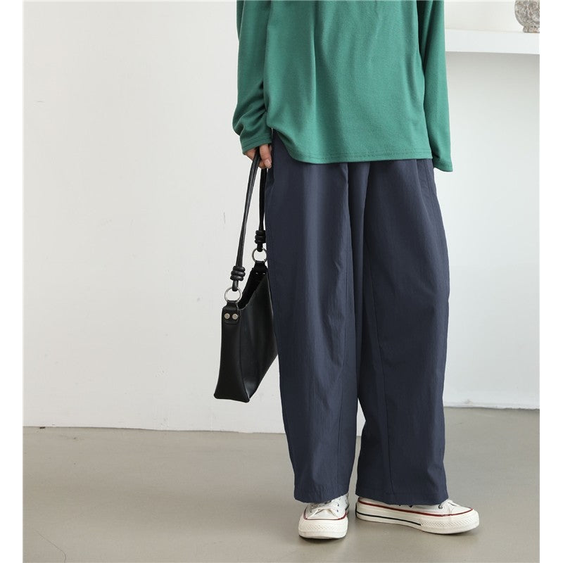 Women Loose Harem Pants Lantern Style Wide Leg Trousers