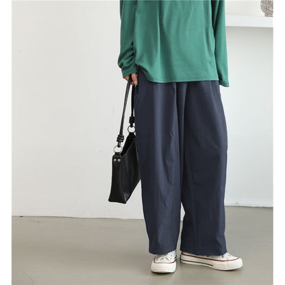 Women Loose Harem Pants Lantern Style Wide Leg Trousers