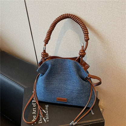 Retro Handbag With Pendant