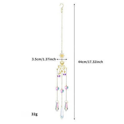Star Moon Crystal Home Hangings