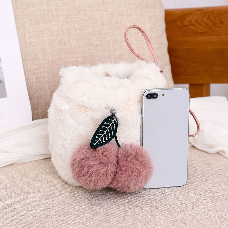 Plush Cute Fashion Large-Capacity Shoulder Bag