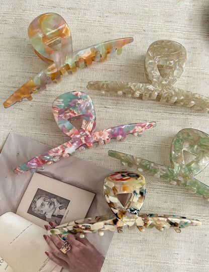 2+2+ Multicolor Large Elegant Hair Clips