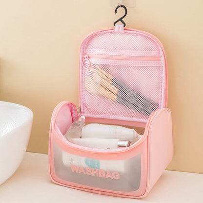 Fashion Square Waterproof Large Capacity Cosmetic Bag