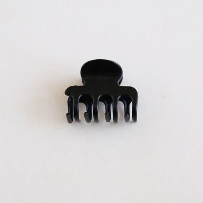 Trendy Solid Color Medi-Sized Metal Hair Claw