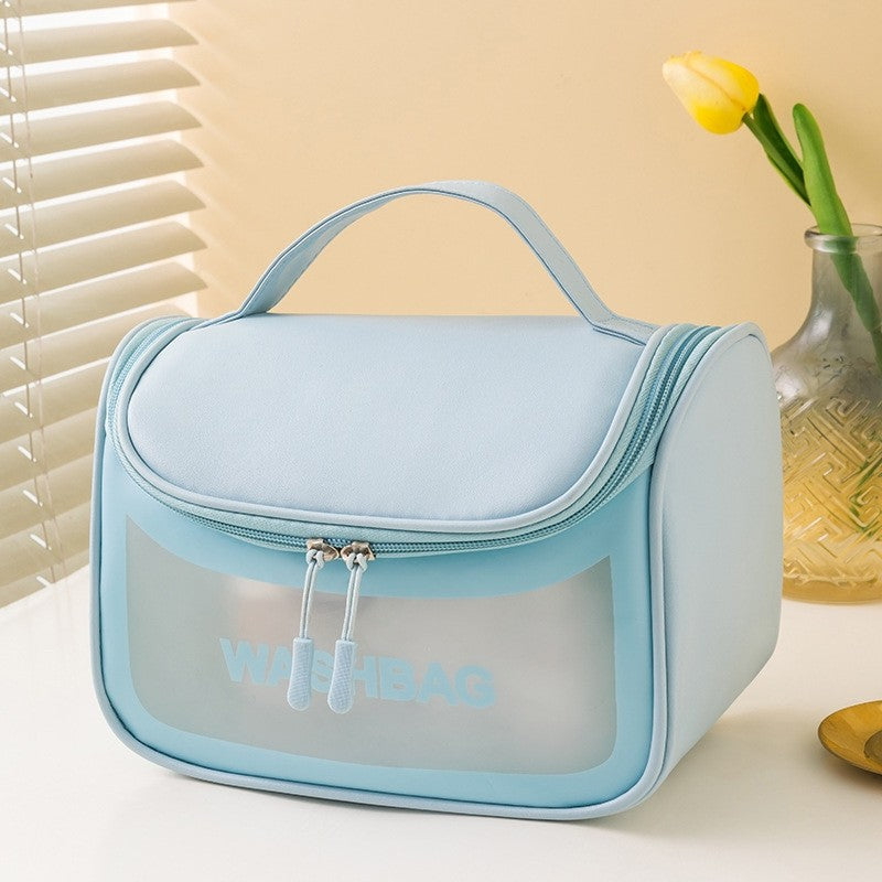 Fashion Square Waterproof Large Capacity Cosmetic Bag
